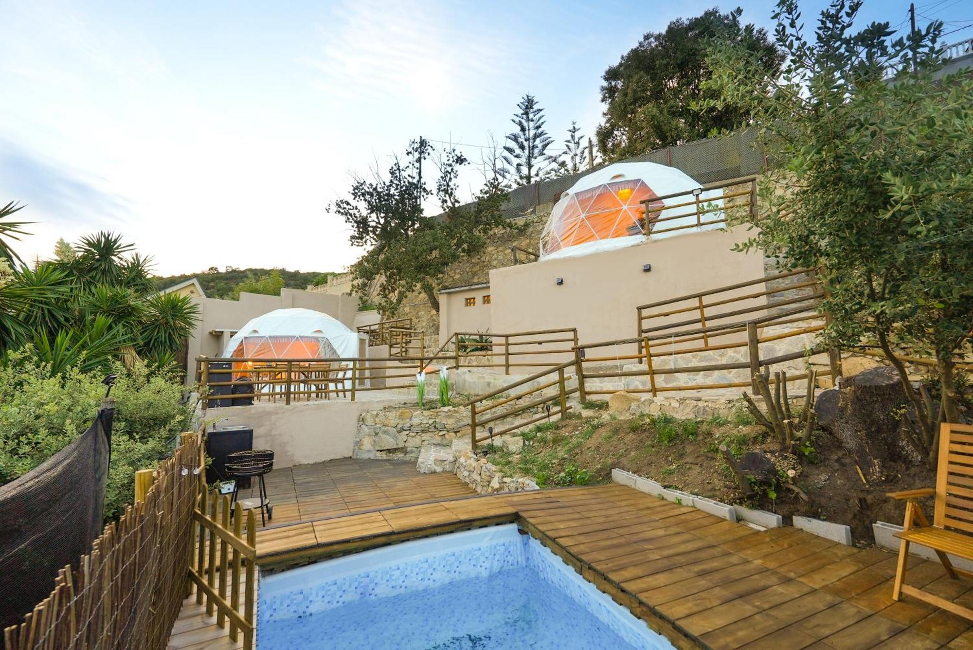 Aaa View Private Terrace Outdoor Heated Hot Tub Family Fun Villa Badalona Eksteriør billede